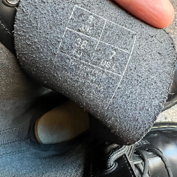 Dr. Martens Black Combat Boots - Picture 4 of 7